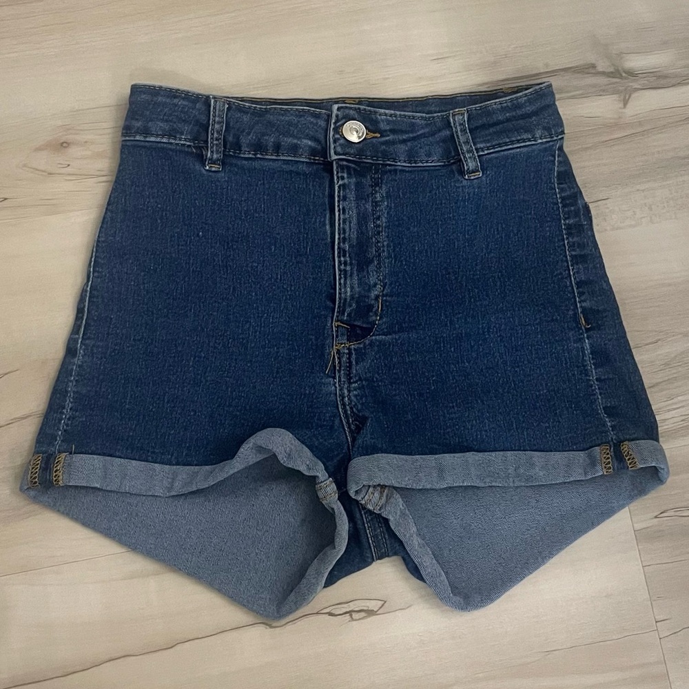 H&M Dark Blue Jean Shorts